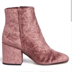 Sam edelman velvet ankle boot